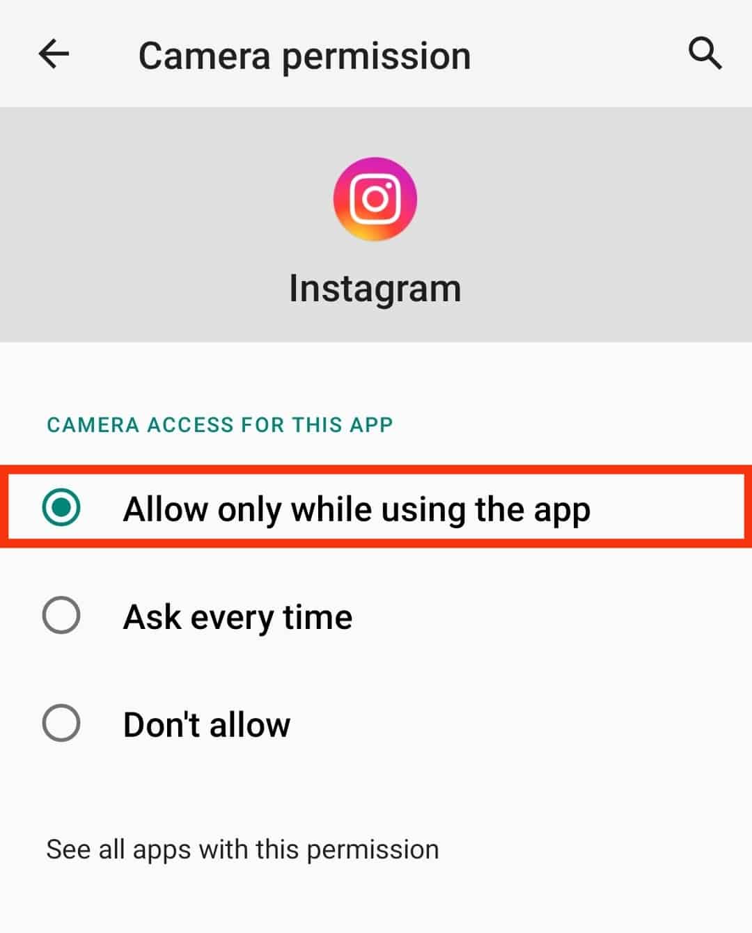 How To Enable Camera Access on Instagram ITGeared