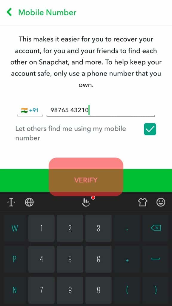 How To Change Your Number on Snapchat? ITGeared
