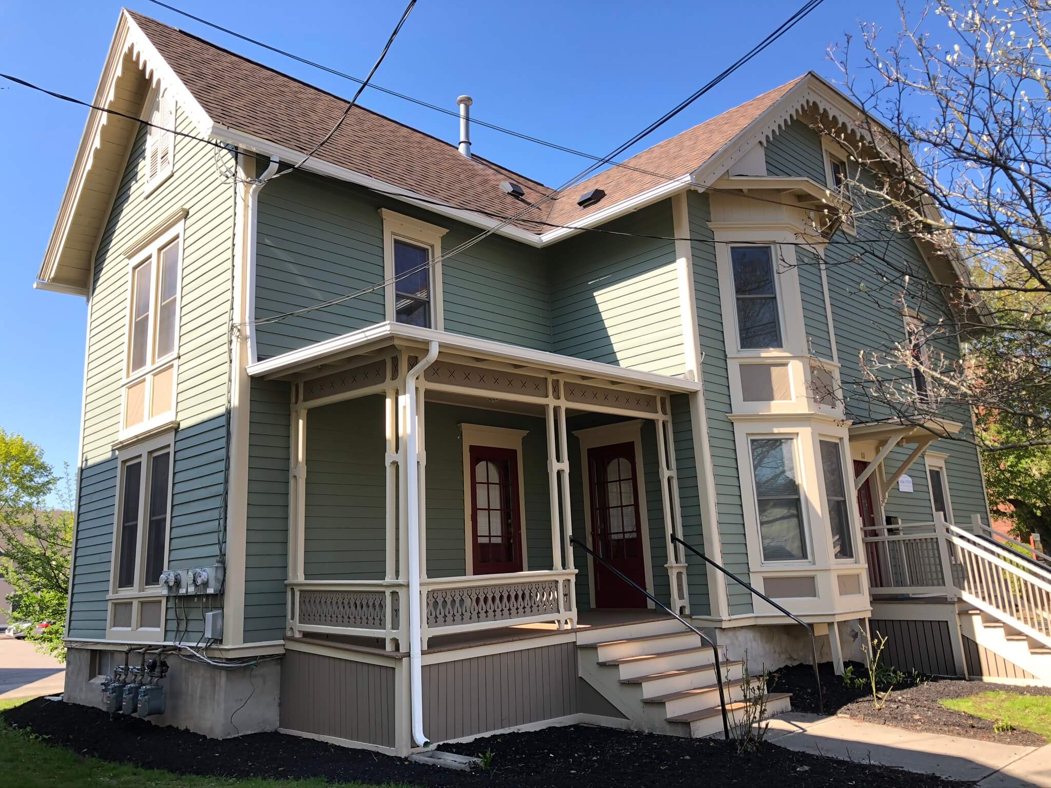 Cayuga Flats Construction Progression Ithaca Neighborhood Housing