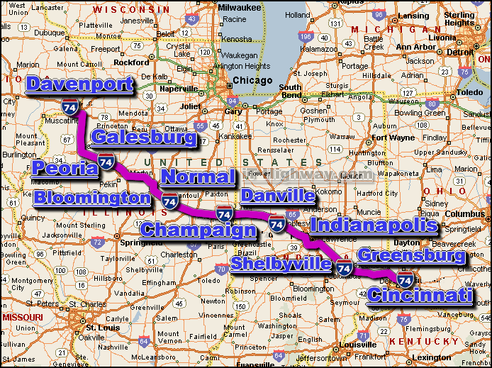 Hwy 74 Nc Map I74 Road Maps, Traffic, News