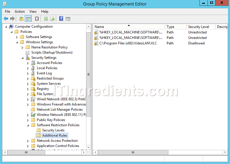 How to deploy Software Restriction Policy GPO