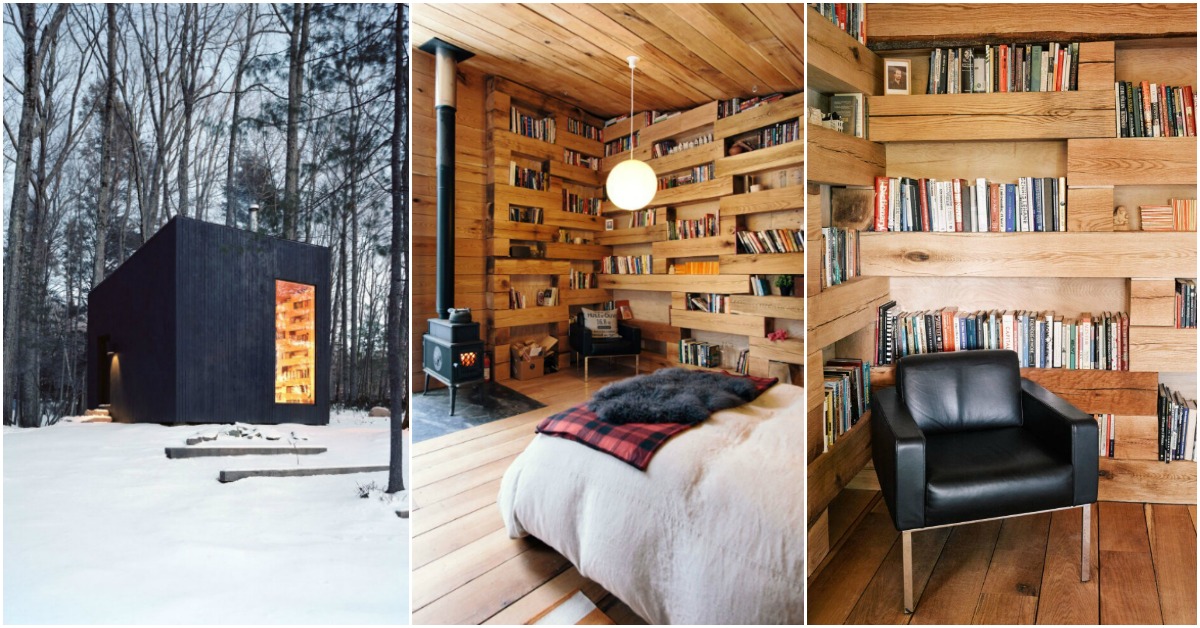 This Tiny Library Offers the Ultimate Escape from the Mundane Tiny Houses