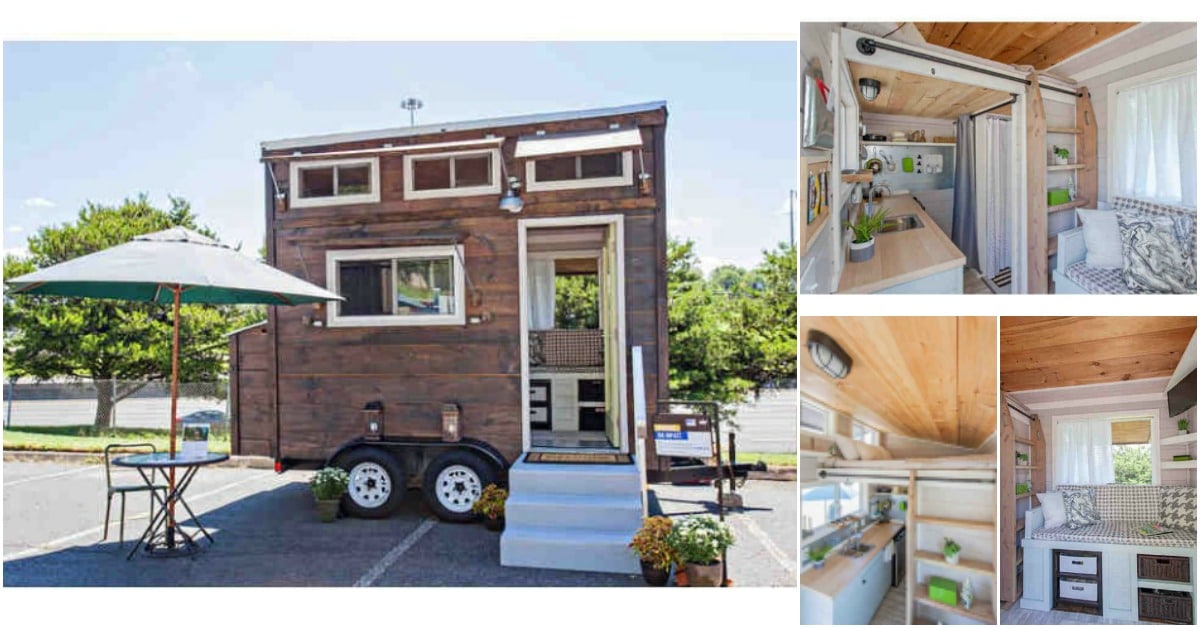 Super Tiny 123 Square Foot House Being Auctioned Off Now! Tiny Houses
