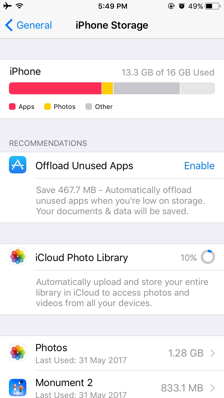 Free Up Space With iOS 11 iPhone Storage iTipBox