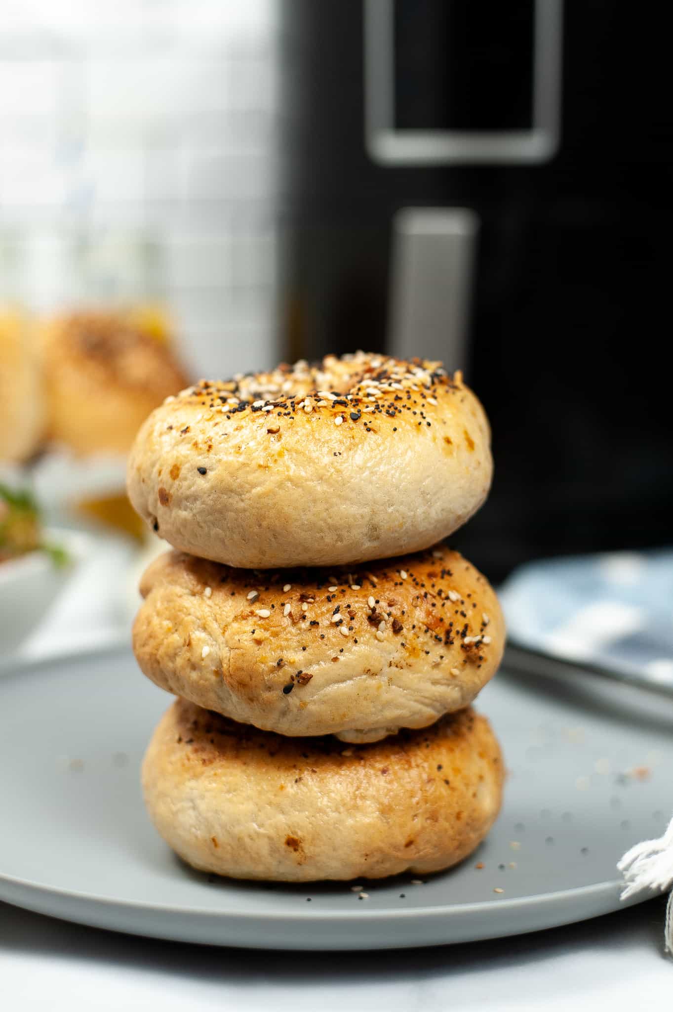 Air Fryer Everything Bagels Easy, Crispy and Chewy It is a Keeper