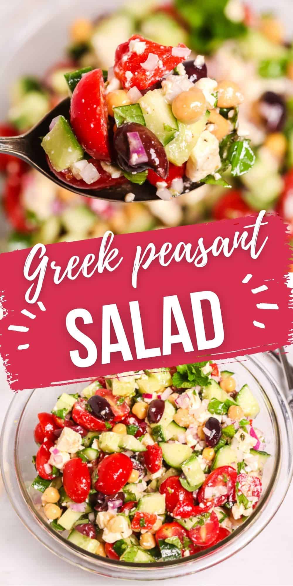 Greek Peasant Salad {Horiatiki} It is a Keeper