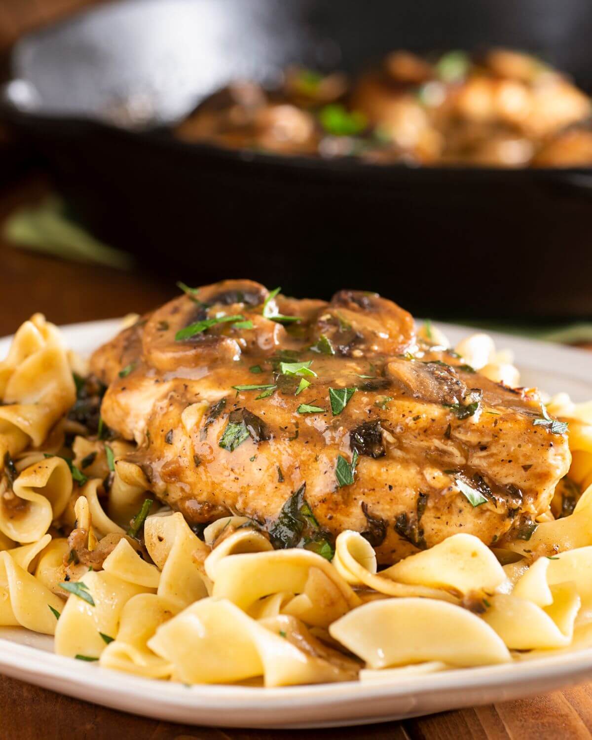 Chicken Marsala Pasta {30 Minutes} It Is a Keeper