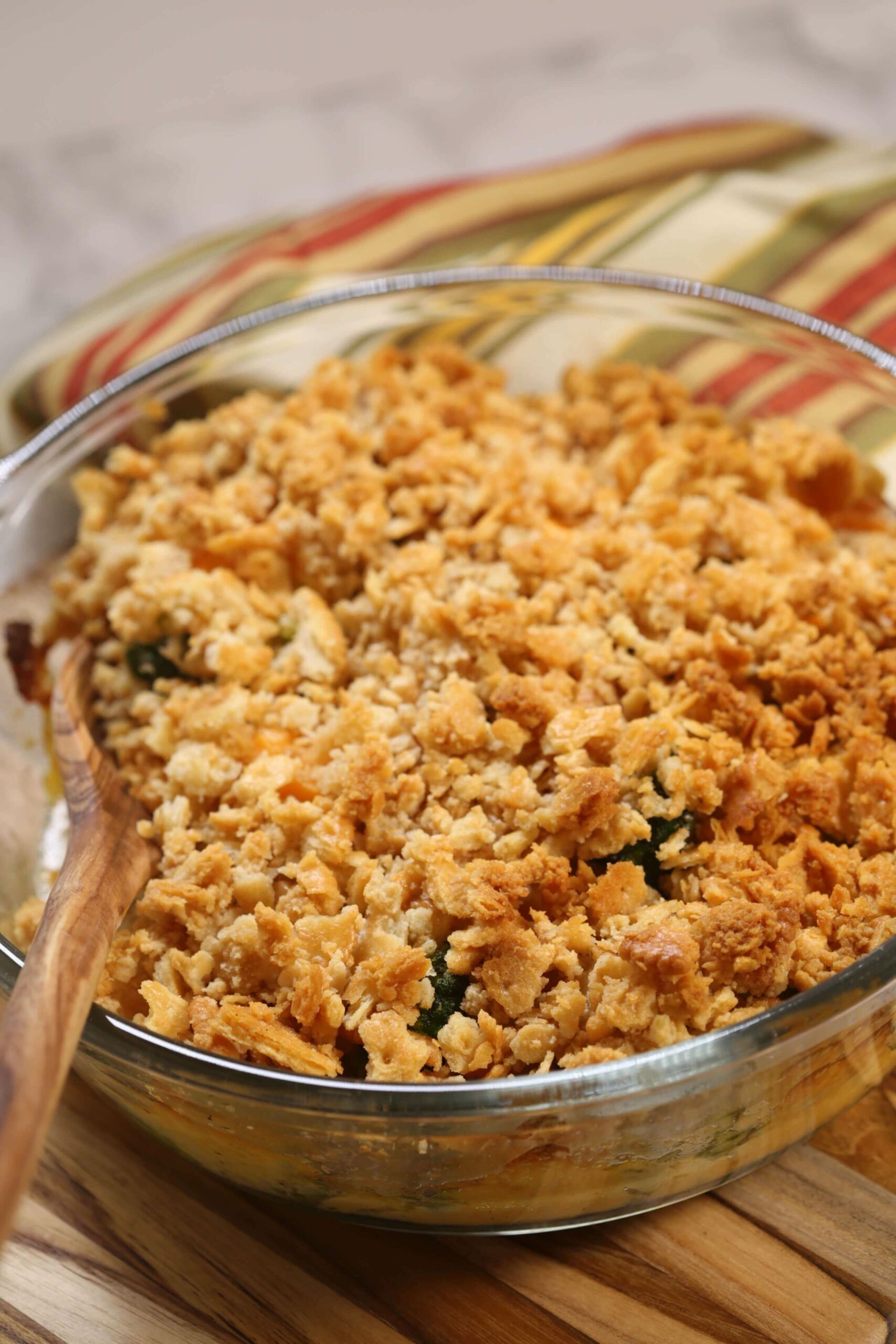 Velveeta Broccoli Casserole with Ritz Crackers It Is a Keeper