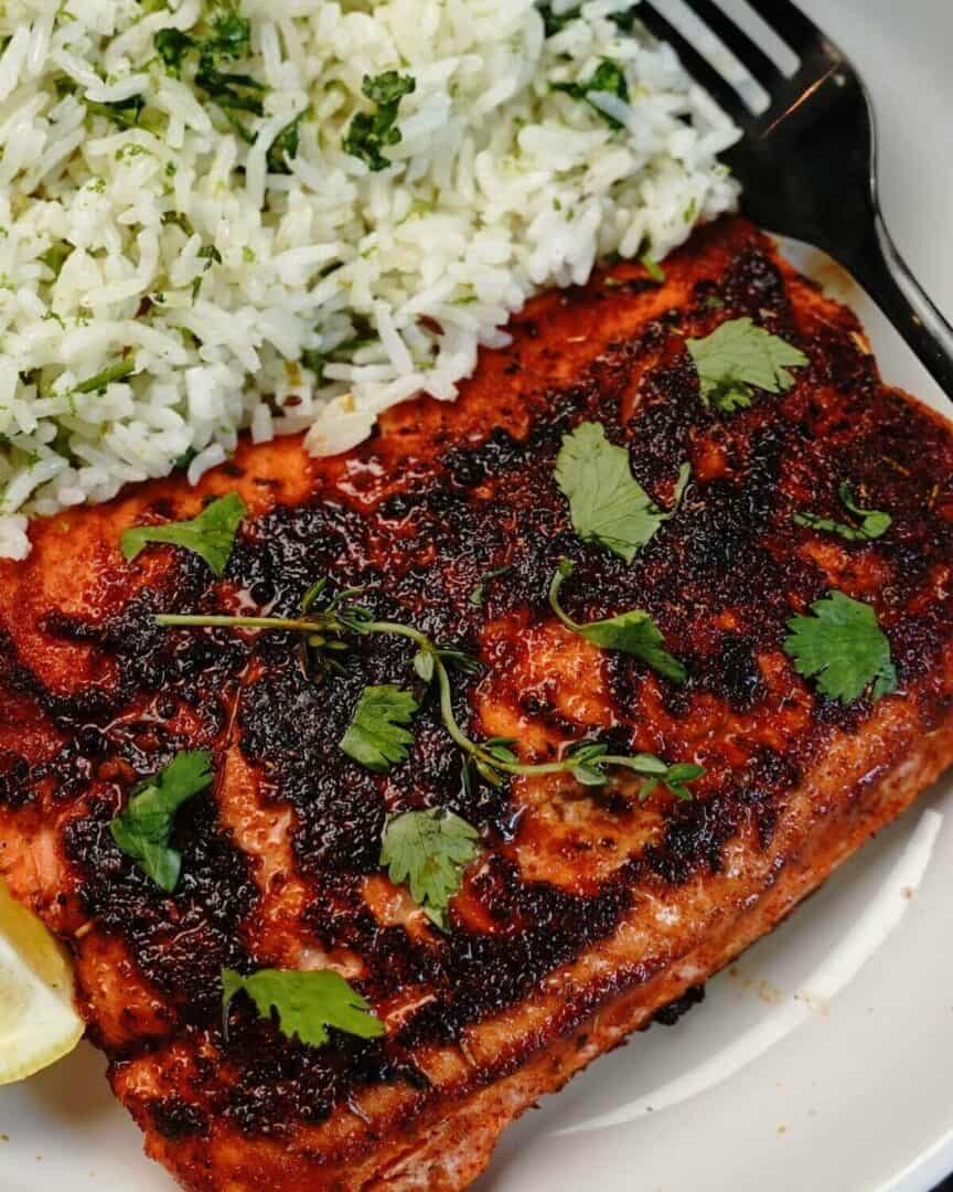 Jerk Salmon It Is a Keeper