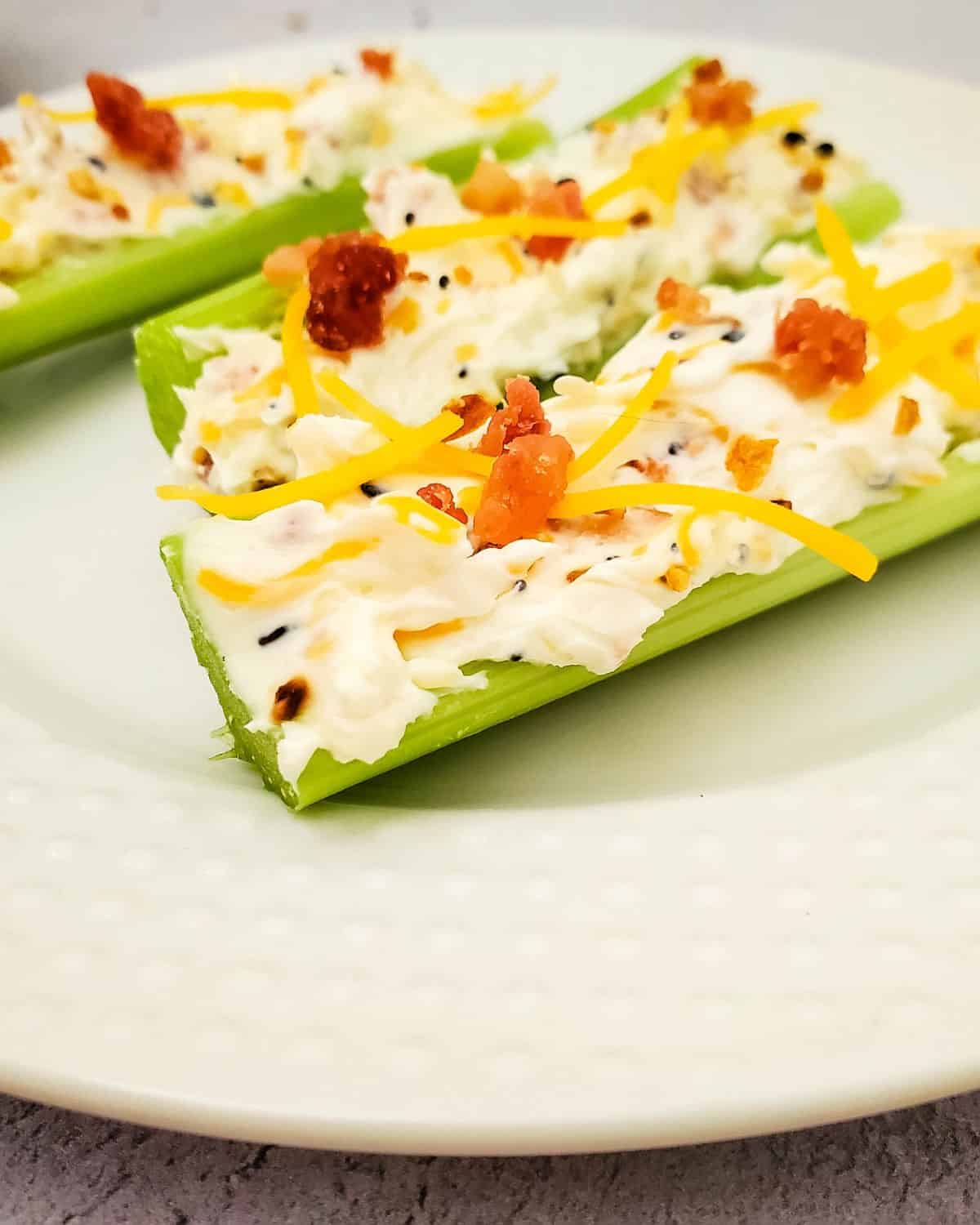 Bacon and Cream Cheese Stuffed Celery It Is a Keeper