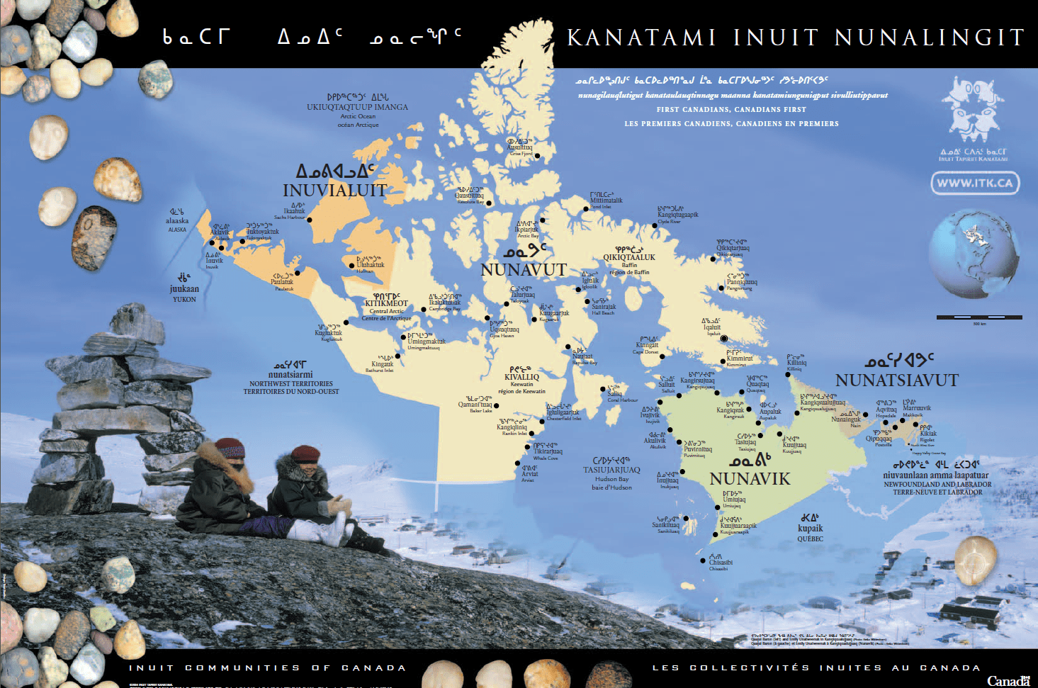 Inuit Communities of Canada (map) — Inuit Tapiriit Kanatami