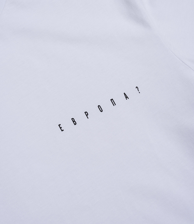 Shop Gosha Rubchinskiy TShirt Europa? White at ITK online store
