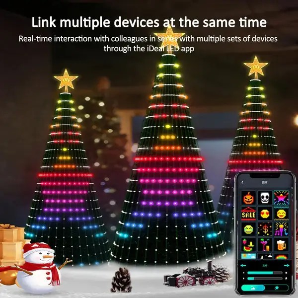 iToolMax DIY Custom APP Control Christmas Tree Lights itoolmax