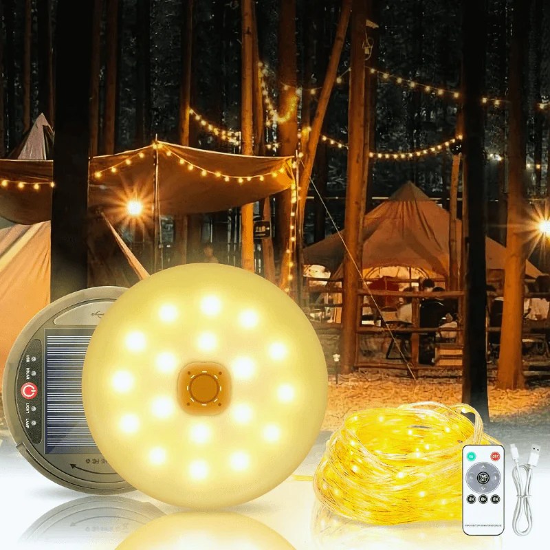3 in 1 Solar Camping String Lights – itoolmax