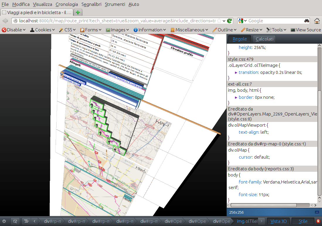 View your web pages CSS in 3D! Open Web Solutions, GIS