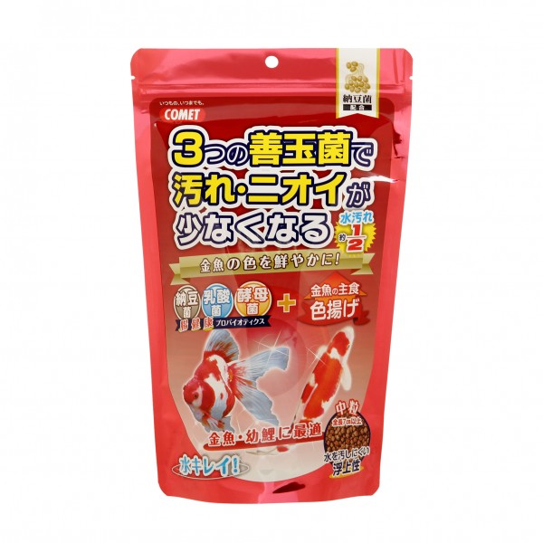 金魚の主食 納豆菌 色揚げ 中粒 観賞魚 フード 商品紹介 イトスイ