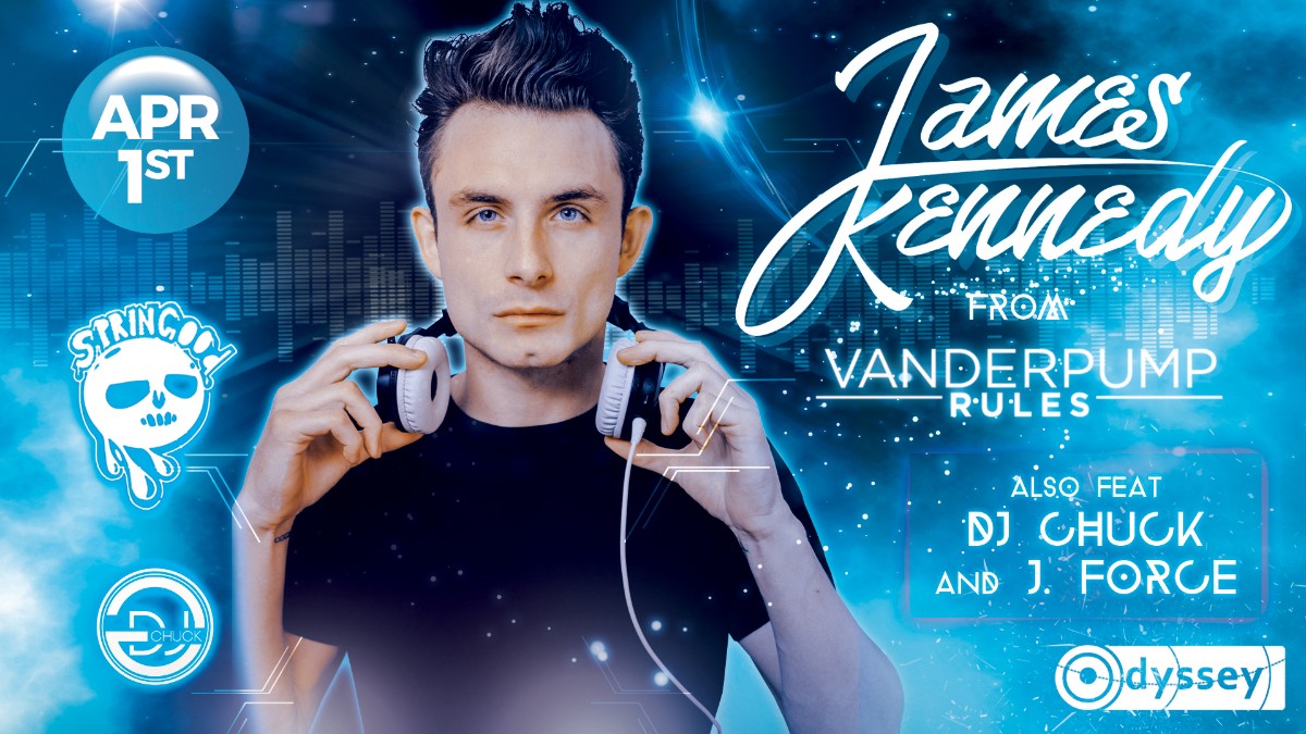 James Kennedy from Vanderpump Rules at the Odyssey It's All Downtown