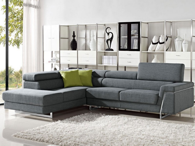 Modern Microfiber Sectional Sofas Home Design Ideas