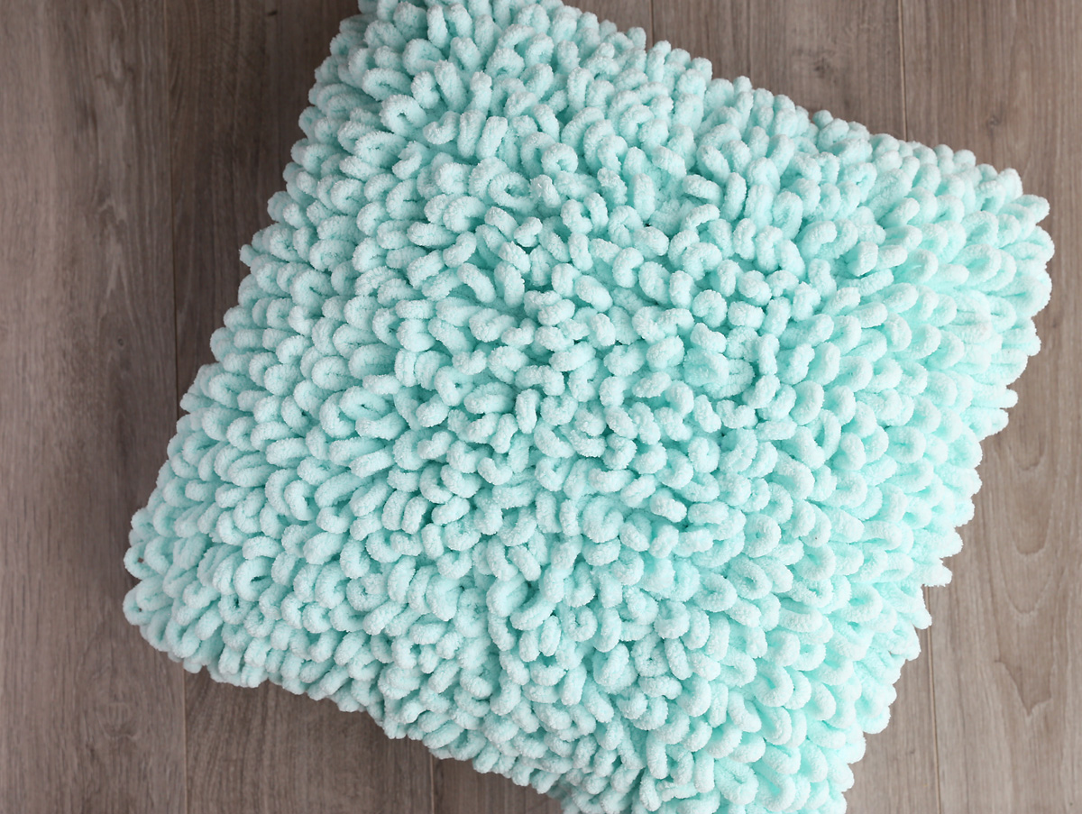 Make a loop texture throw pillow (it's easy!!) It's Always