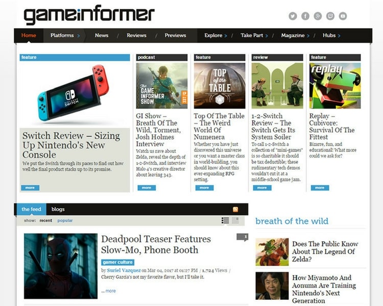 99+ Best Gaming Blog Websites to Influence Your Designs