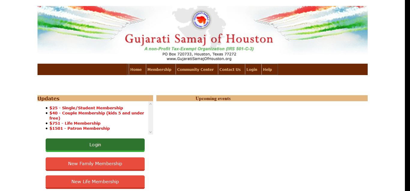 Gujarati Samaj Houston Portfolio Item ITsGuru in Houston