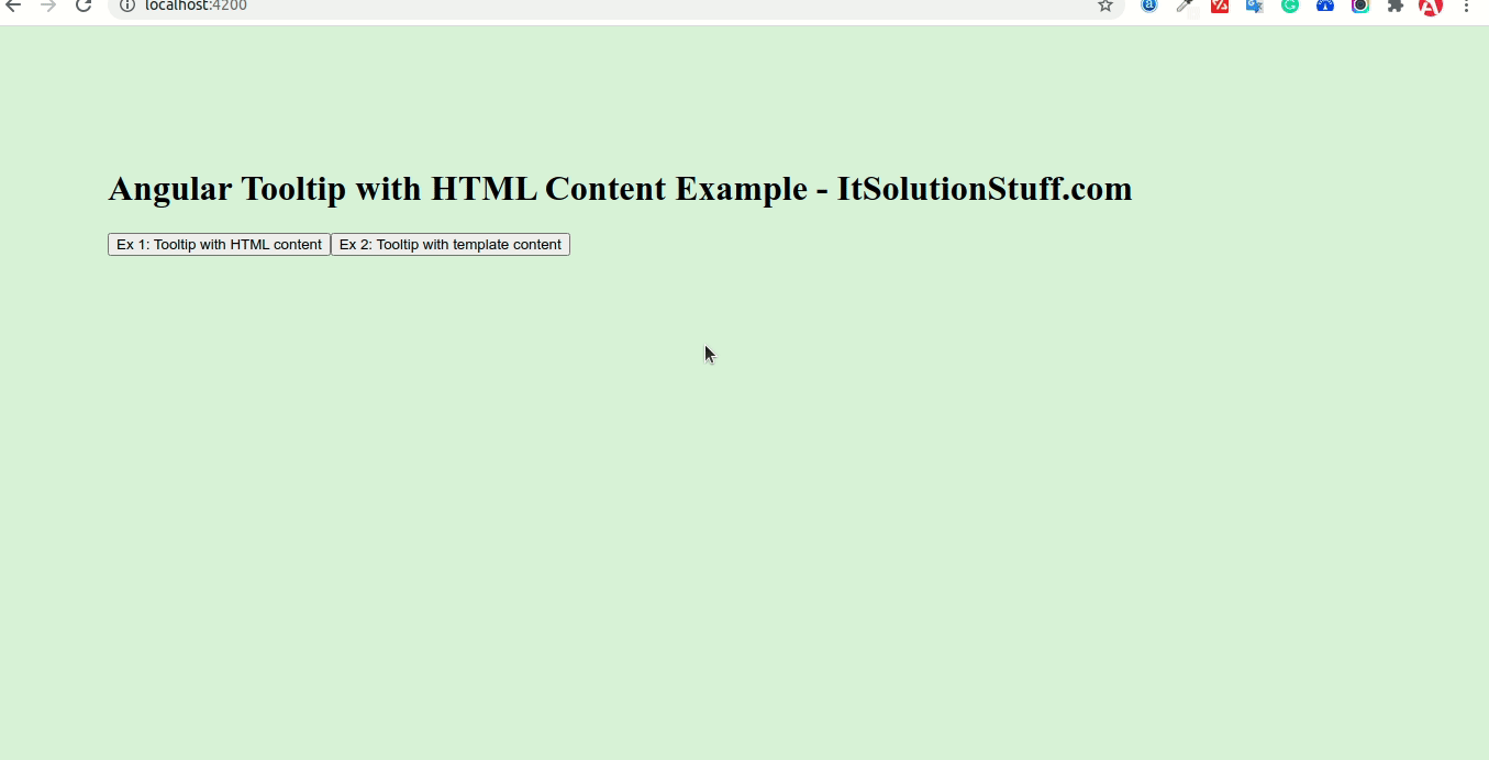 Angular Tooltip with HTML Content Example