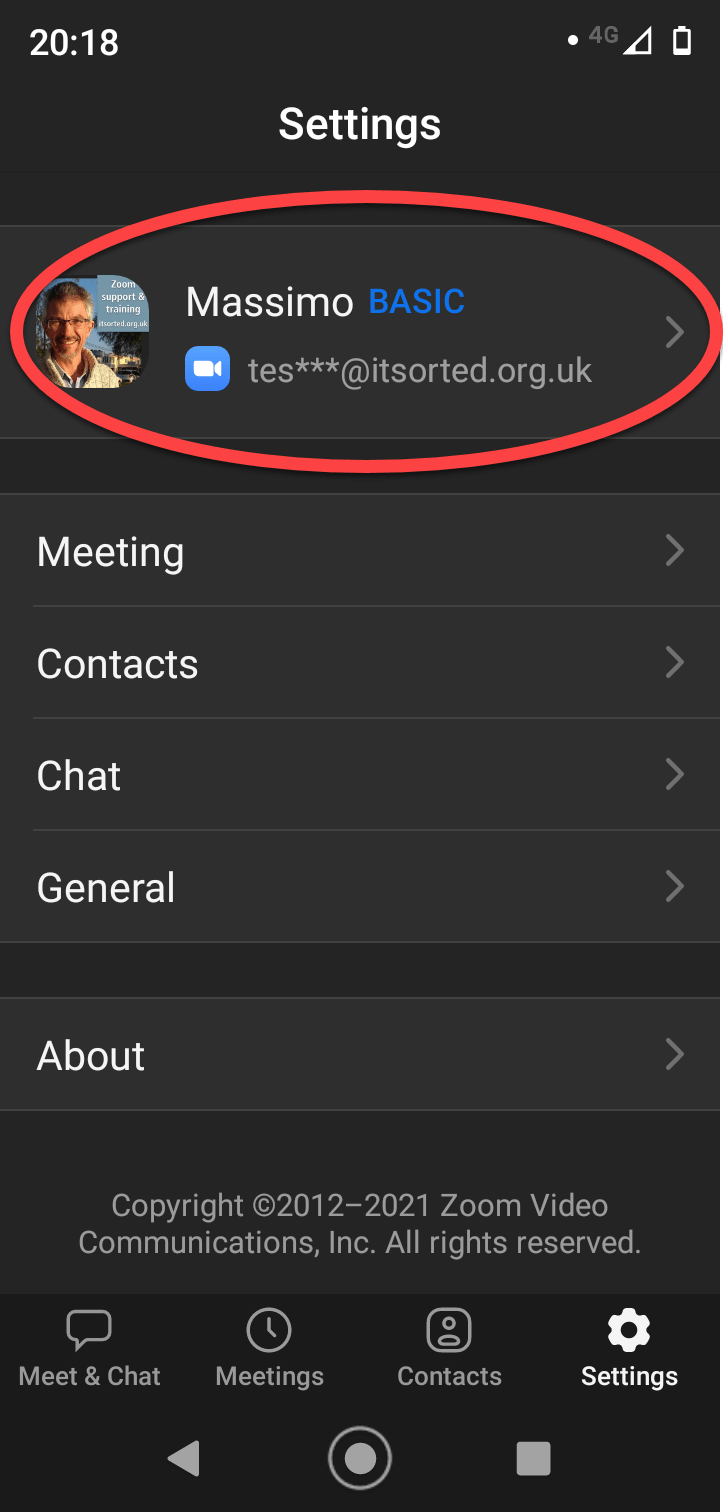 Using multiple devices on a Zoom event