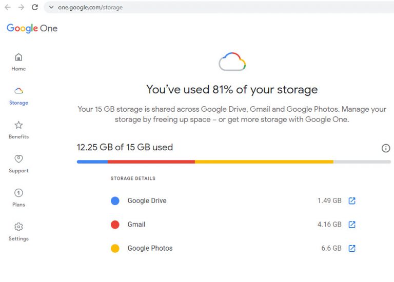 Manage your Google Drive storage space