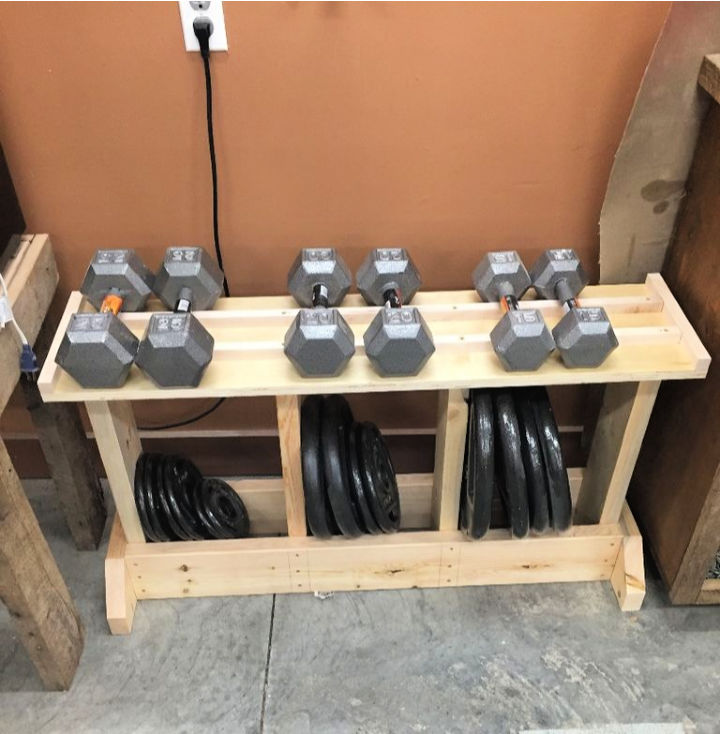 10 Free DIY Dumbbell Rack Plans (Build a Weight Rack)