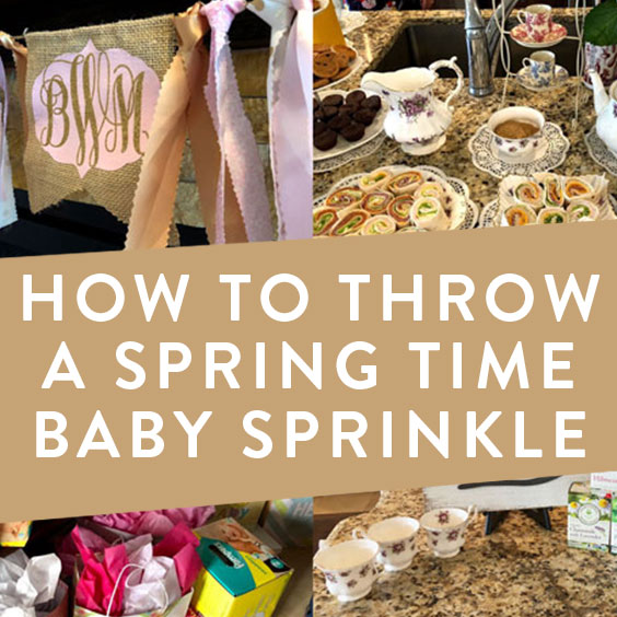 How To Throw A Spring Time Baby Sprinkle It Starts With Coffee Blog