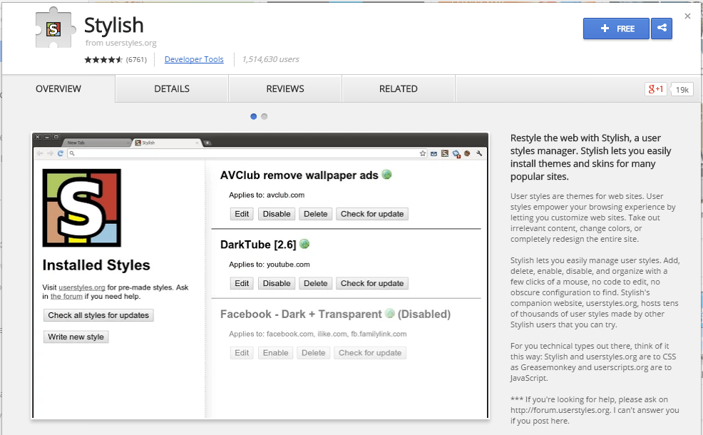 How to use a custom style sheet (CSS) with Google Chrome IT Support