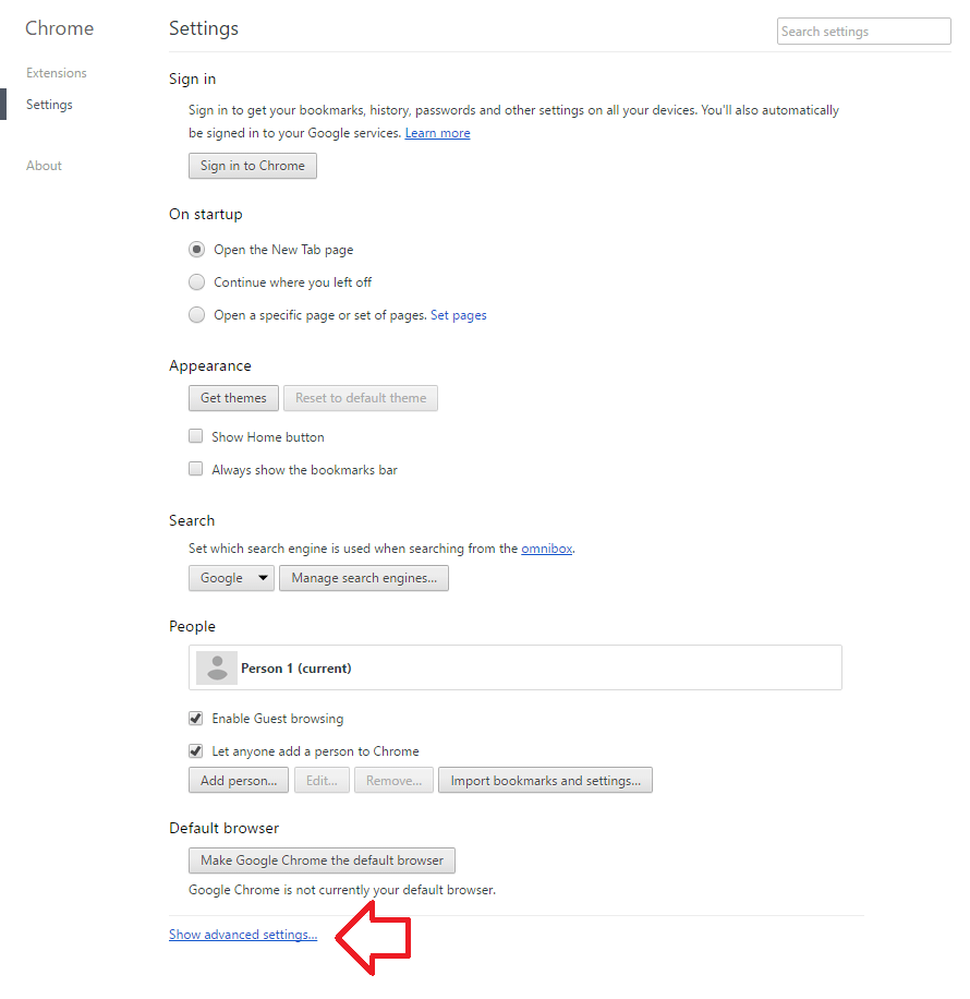 Google Chrome How to stop searching IP addresses when entered in