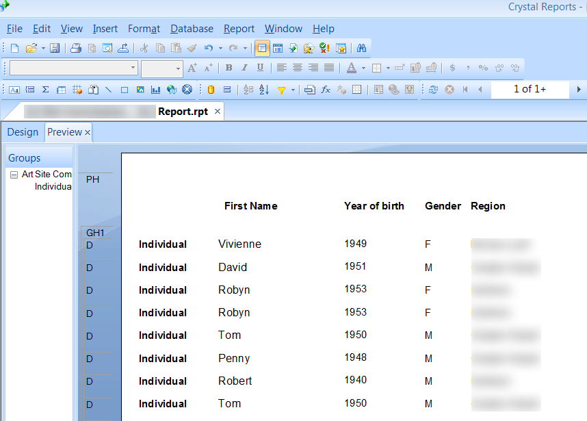Crystal Reports Page 3 IT Support Guides