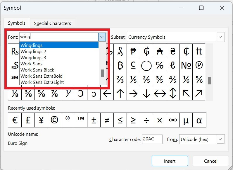 Using Excel to Insert Tick Symbols and Cross Marks IT Support Guides