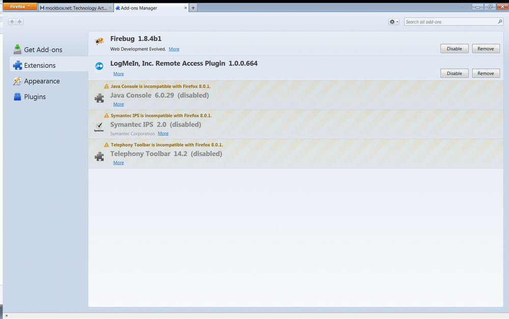 Firefox Firebug icon missing IT Support Guides