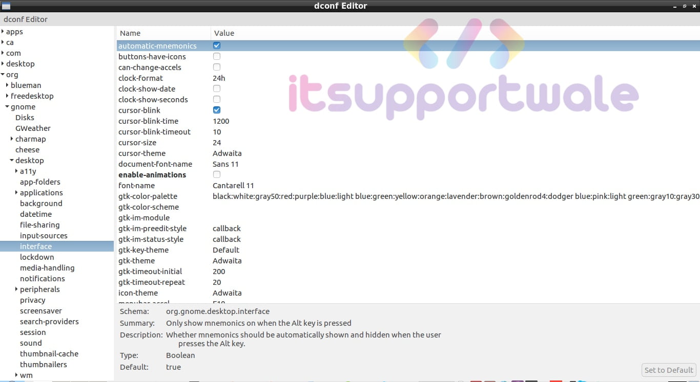 Fixed DISABLE GNOME animation on Ubuntu ITSupportWale