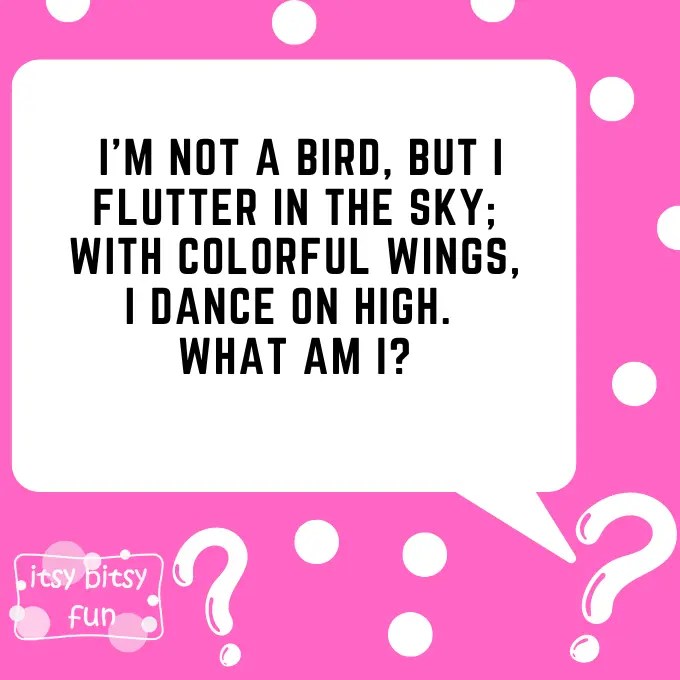 Butterfly Riddles for Kids Itsy Bitsy Fun