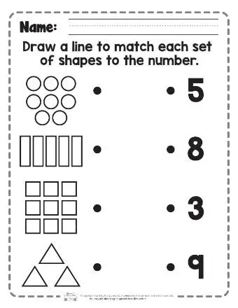 Shape Counting Worksheets - Itsy Bitsy Fun