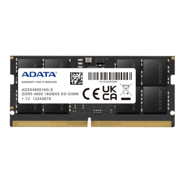 ADATA Ram Notebook DDR5 16GB/4800MHz.CL40 (SODIMM) IT Terminal