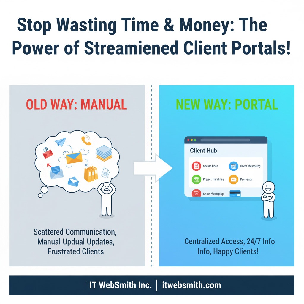 Stop Wasting Time & Money The Power of Streamlined Client Portals