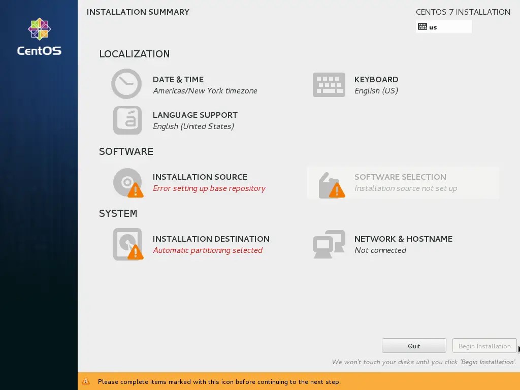 CentOS 7 Netinstall Guide