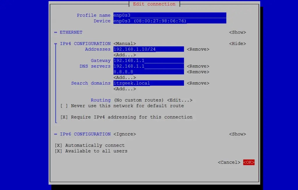 How To Configure Static IP Address in CentOS 7 / RHEL 7 LaptrinhX