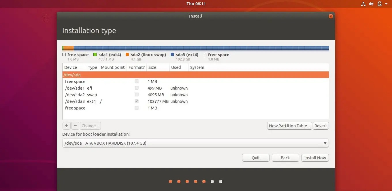 How to Install Ubuntu 18.04 LTS (Bionic Beaver) on UEFI and Legacy BIOS System