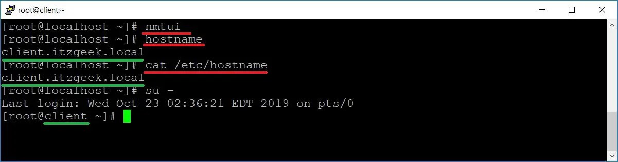How To Set/Change Hostname in CentOS 8 / RHEL 8 ITzGeek