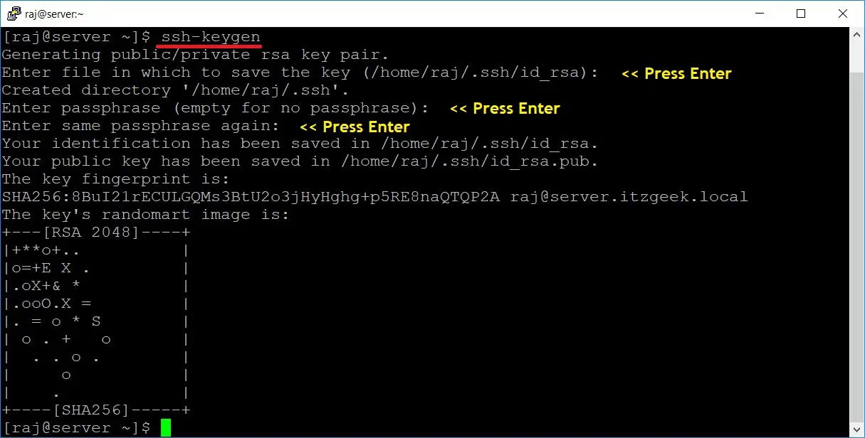 How To Setup SSH Passwordless Login on CentOS 8 / RHEL 8 ITzGeek