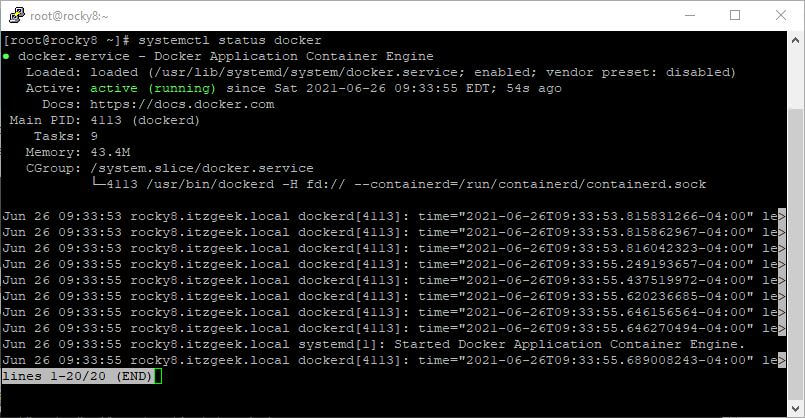Install Docker Rhel