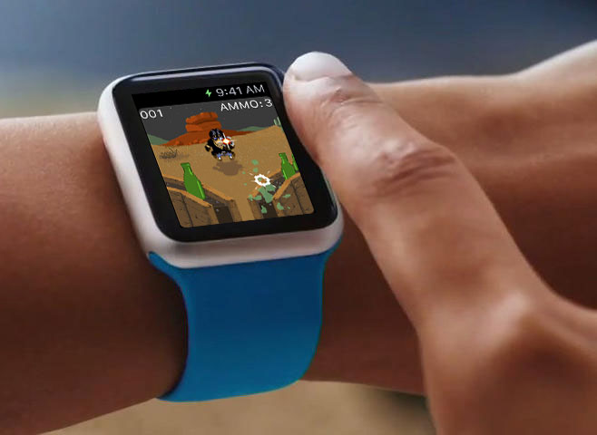 Now you can play Guns n’ bottles in your Apple Watch