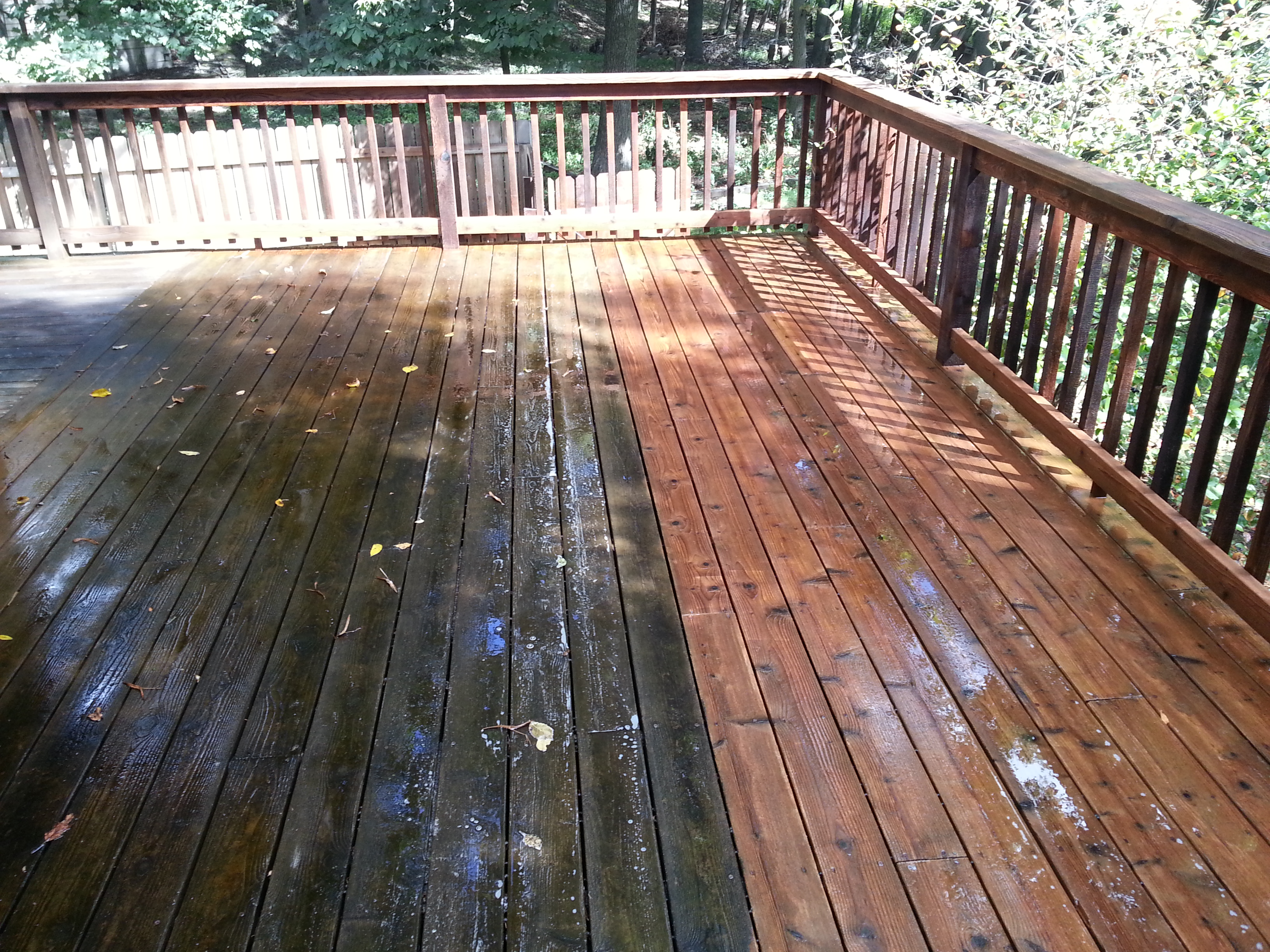 Deck Stripping Illinois Valley House Cleaning Services IV Clean