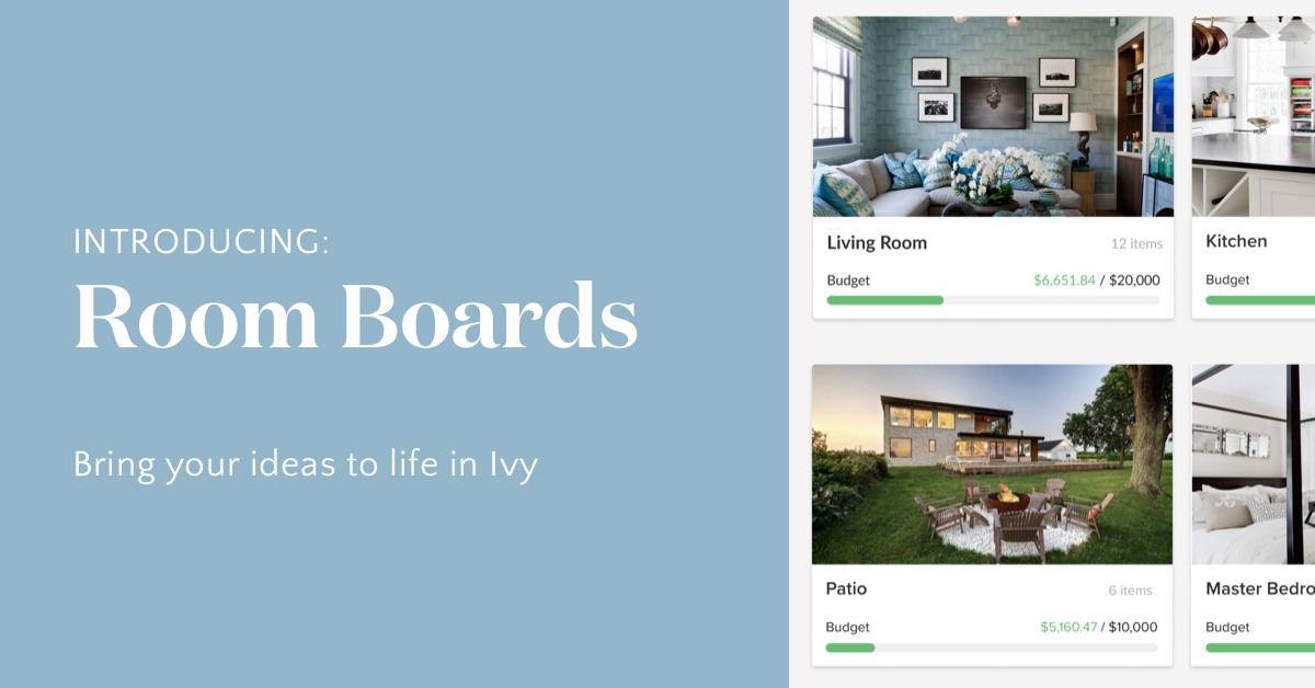 Ivy Launches Room Boards How Designers Prepare for Client