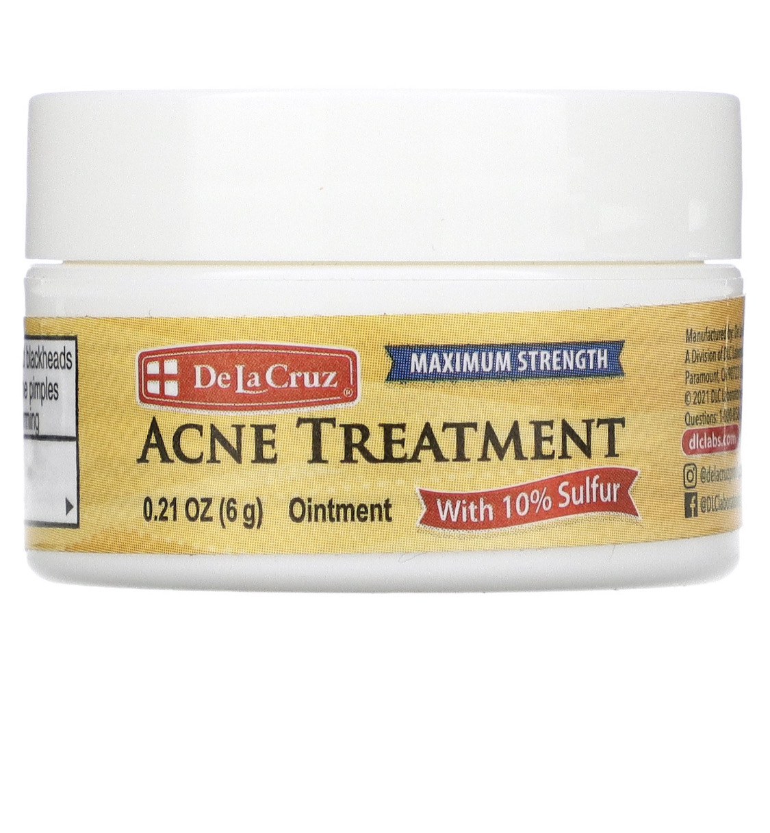 De La Cruz 10 Sulfur Ointment 6g (0.21oz) Ivy's Store